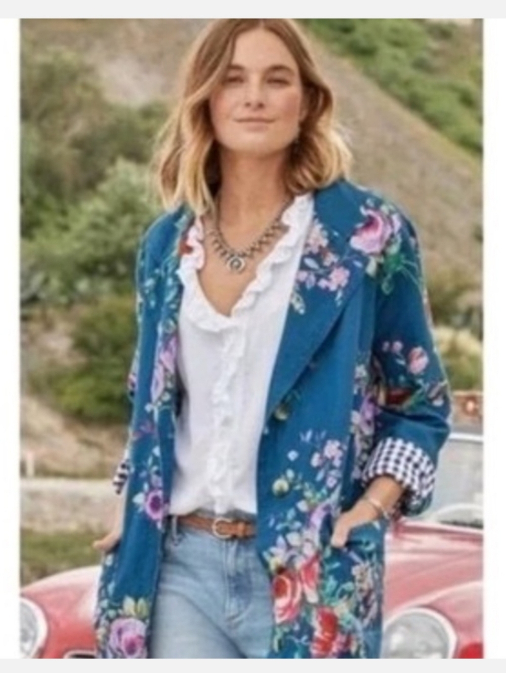 Sundance Roses Ginham Light Coat - Picture 2 of 10